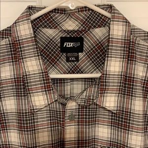 Men’s fox button up